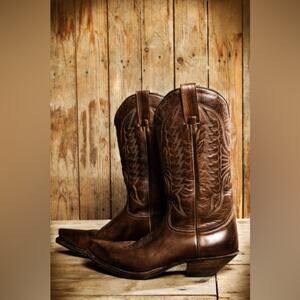 Durango Chestnut Western Leather Cowboy Boots